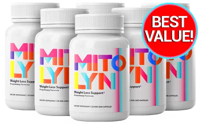 Mitolyn 6-bottle package, the most popular option